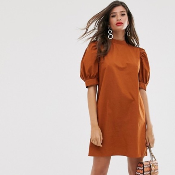 ASOS Vila High Neck Mini Dress